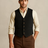 The St. Andrews Men's Elegant Button-Up Vintage Vest